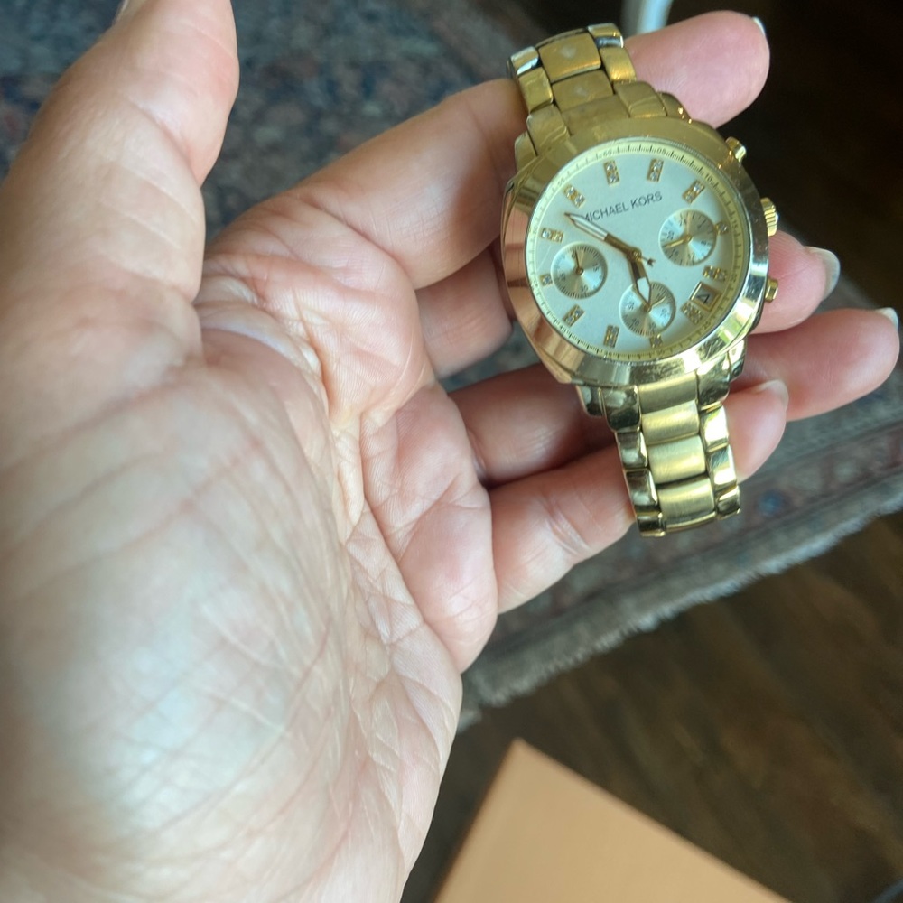 MICHAEL KORS Runway Gold-Tone Watch